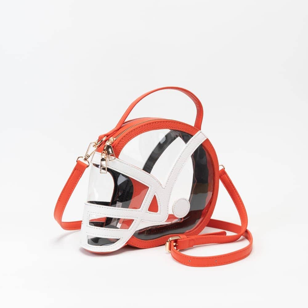 Clear Gameday Football Helmet Satchel/Crossbody Bag