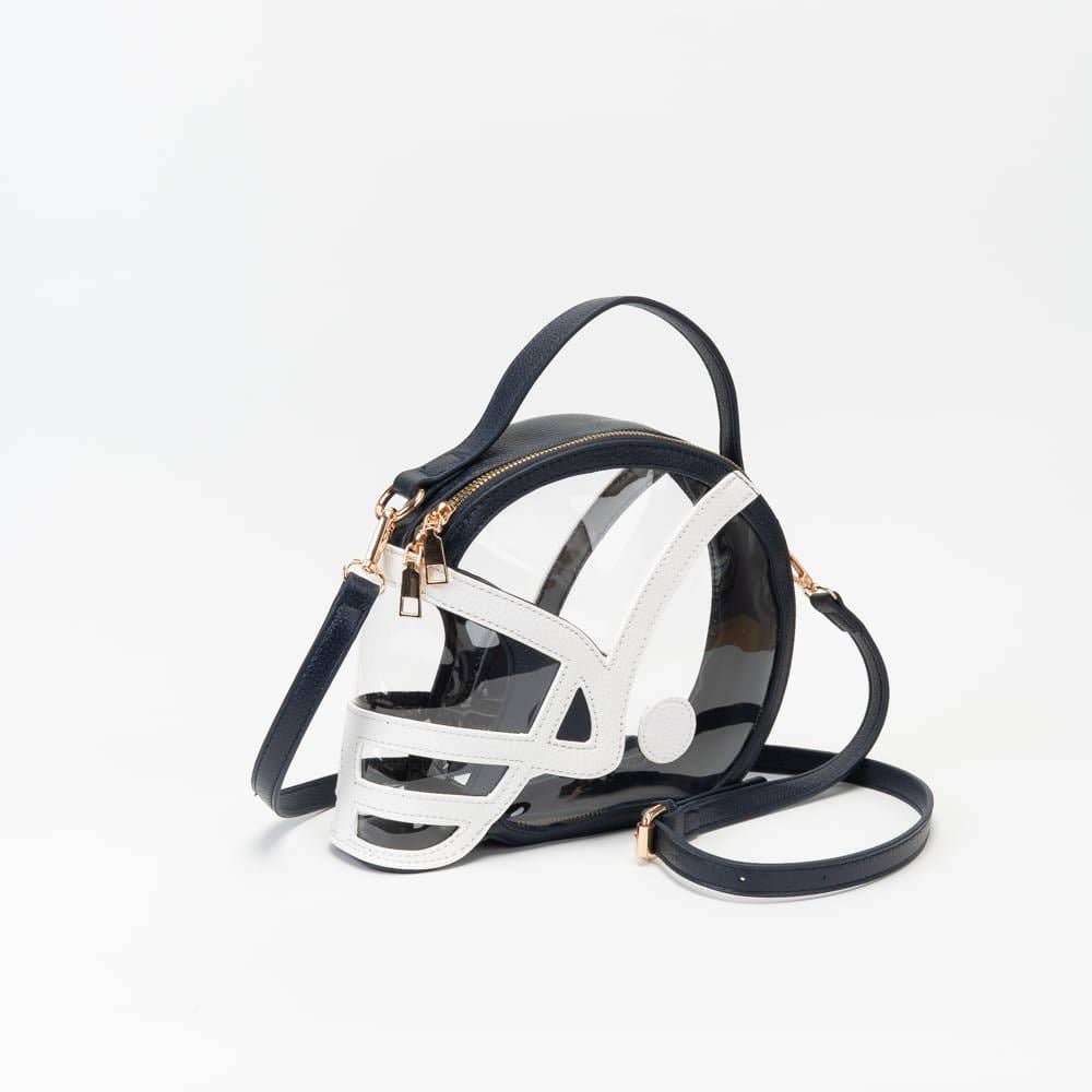 Clear Gameday Football Helmet Satchel/Crossbody Bag