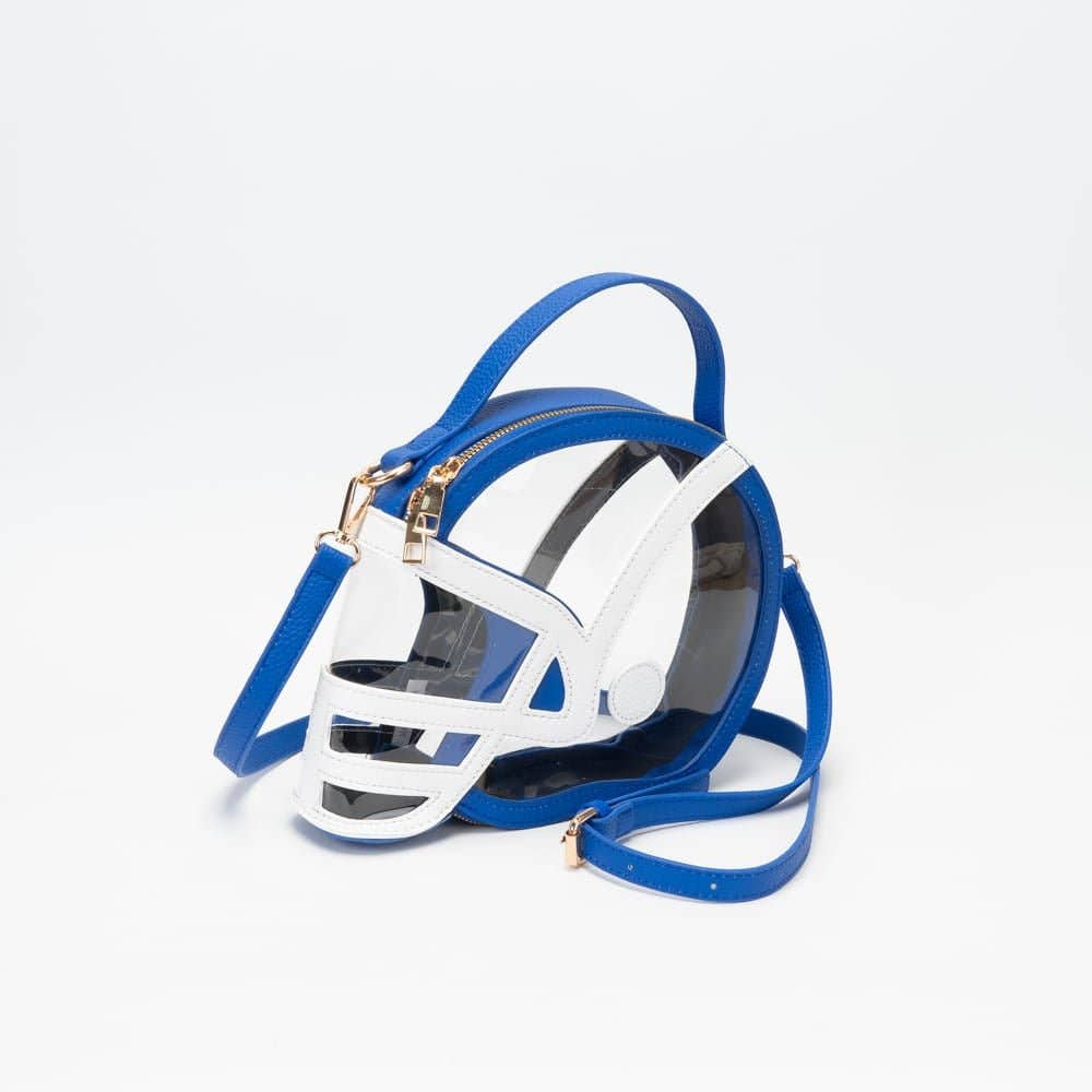 Clear Gameday Football Helmet Satchel/Crossbody Bag