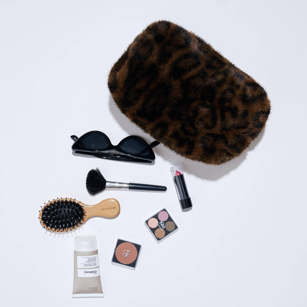 Leopard Luxe Cosmetic & Travel Organizer Pouch