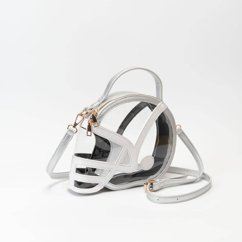 Clear Gameday Football Helmet Satchel/Crossbody Bag