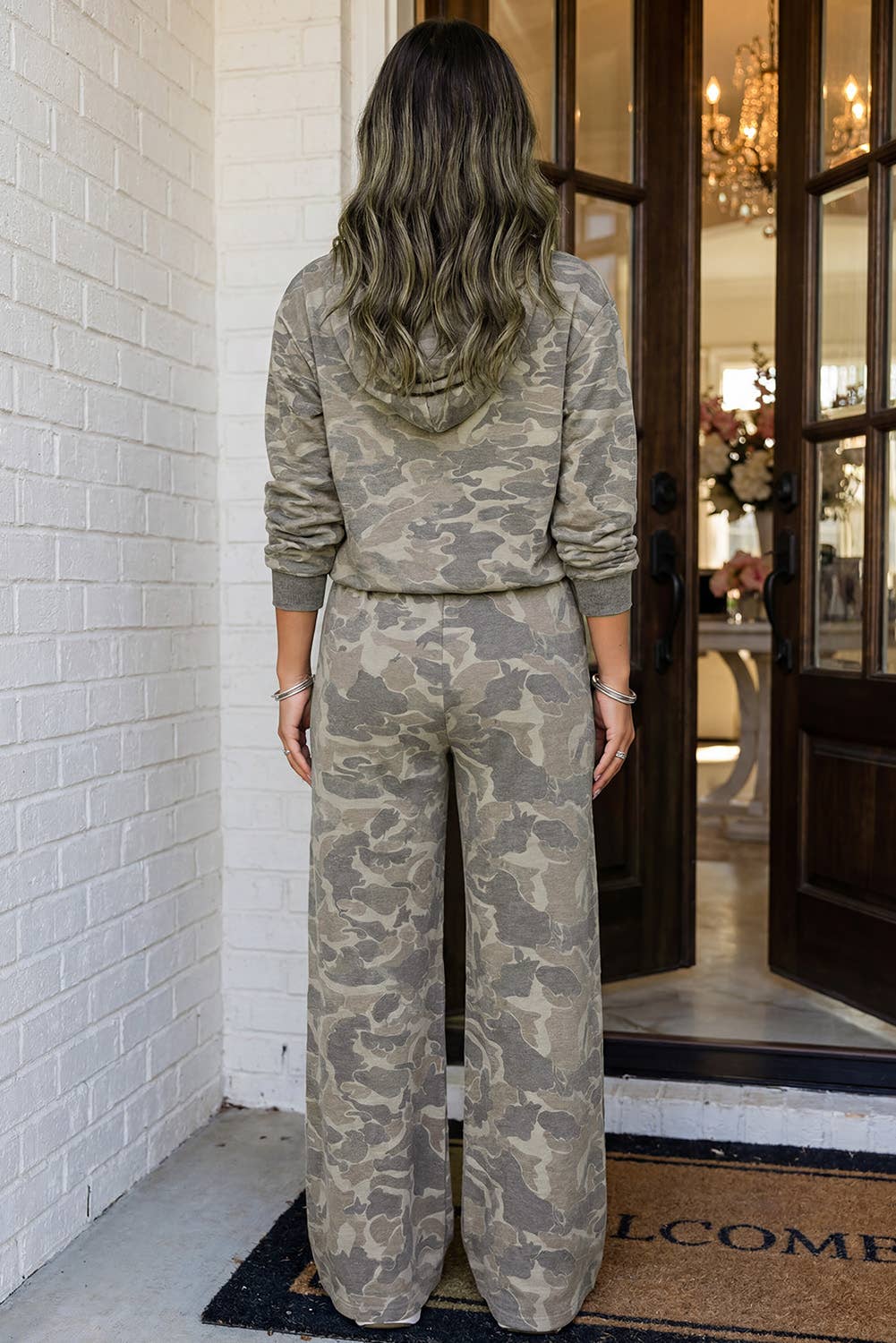 LAS Western Camouflage Casual Long 2 Pacs Lounge Set (S-XL)