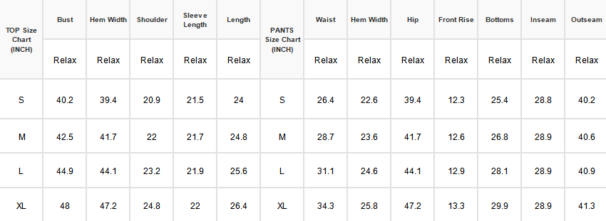 LAS Western Camouflage Casual Long 2 Pacs Lounge Set (S-XL)
